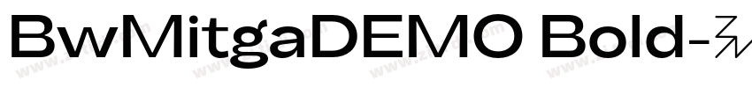 BwMitgaDEMO Bold字体转换